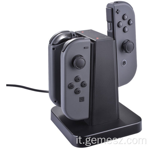 Dock di ricarica portatile 4 in1 per Nintendo Switch